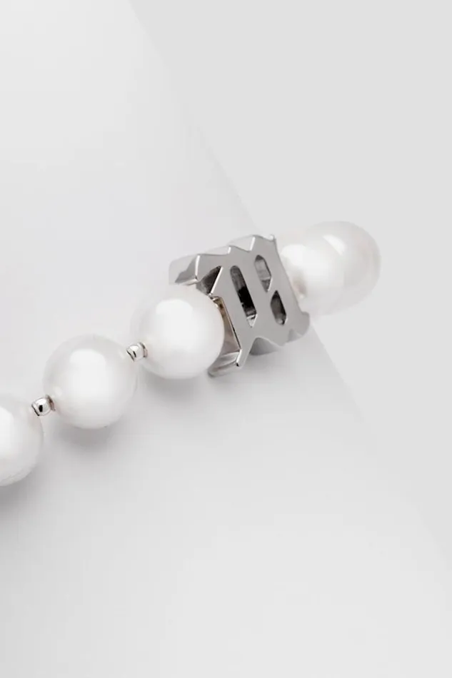 WomenMen Jewelry MISBHV NY Bead Necklace White