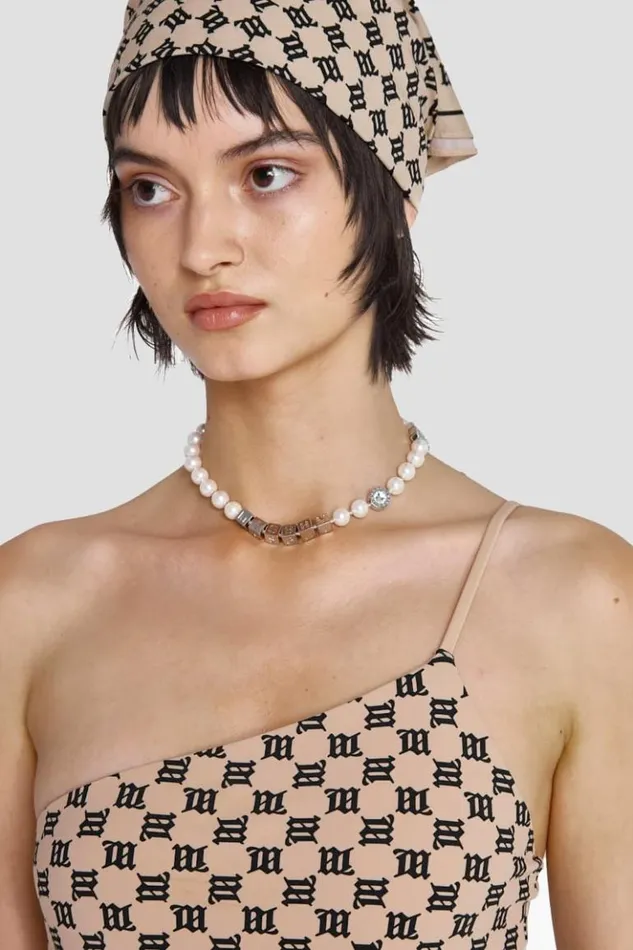 WomenMen Jewelry MISBHV NY Bead Necklace White