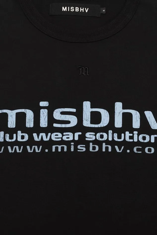 WomenMen TShirts MISBHV Homepage TShirt Black