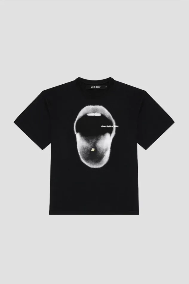 WomenMen TShirts MISBHV LSD TShirt Black