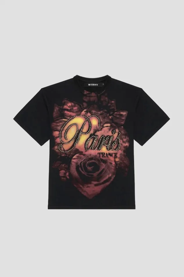 WomenMen TShirts MISBHV Paris Trance TShirt Black