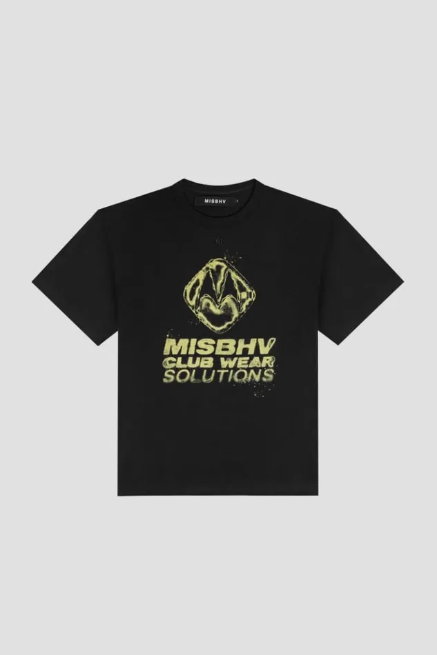 WomenMen TShirts MISBHV Solutions TShirt Black
