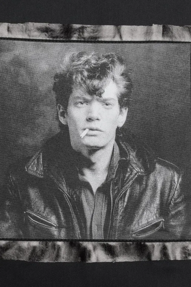 WomenMen Tops MISBHV Self Portrait 1980 Robert Mapplethorpe Shirt Black