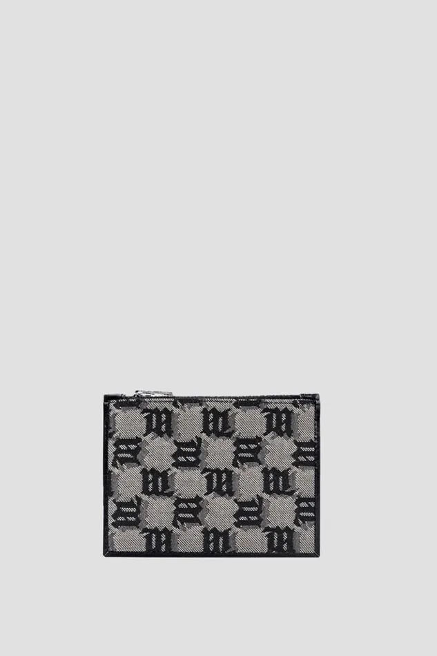 WomenMen Wallets MISBHV Jacquard Monogram Card Holder Multicolor