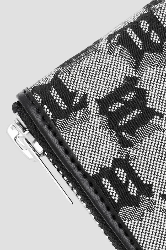 WomenMen Wallets MISBHV Jacquard Monogram Zipped Wallet Multicolor