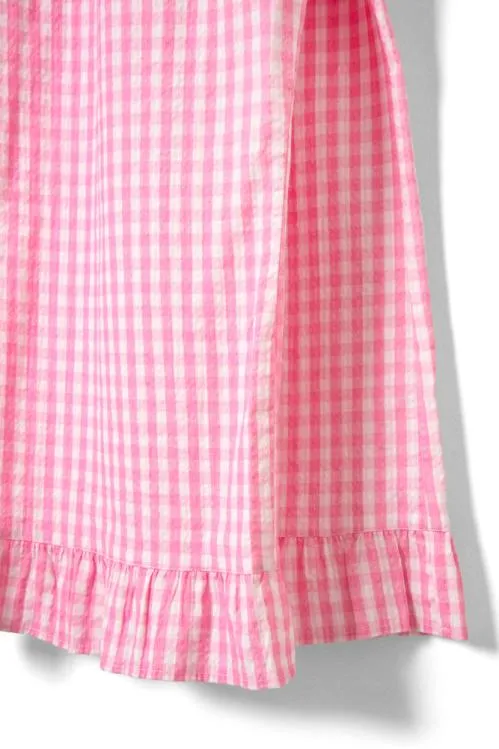 Women Nightwear Damson Madder Paddy Trousers Nightwear Set Pink Gingham