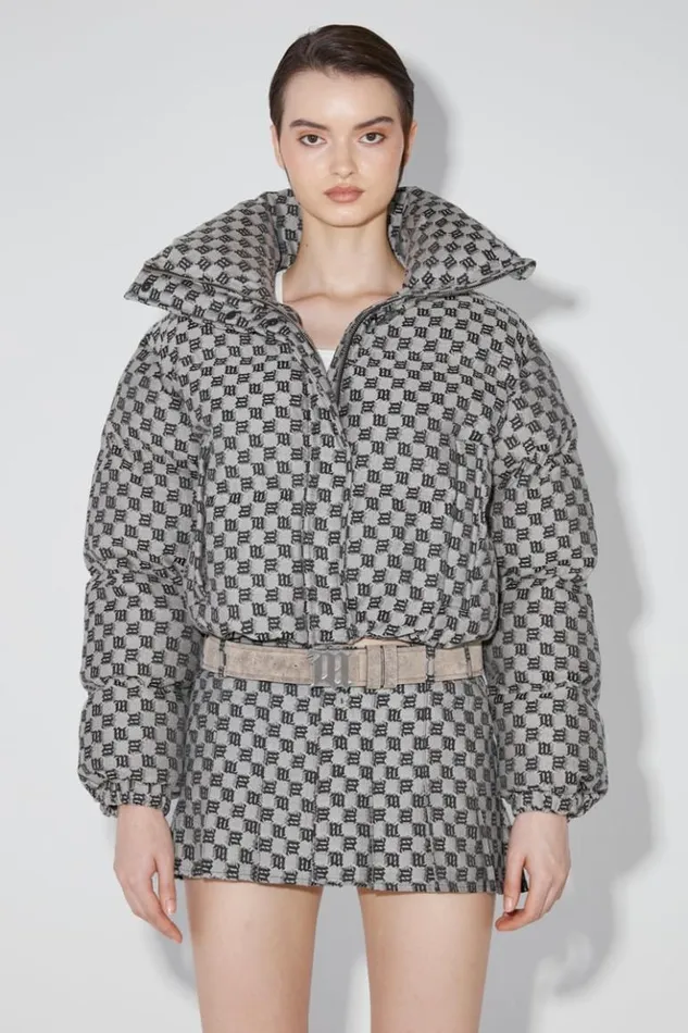 Women Outerwear MISBHV Monogram Jacquard Canvas Puffer Multicolor