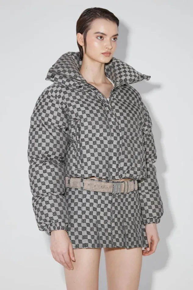 Women Outerwear MISBHV Monogram Jacquard Canvas Puffer Multicolor