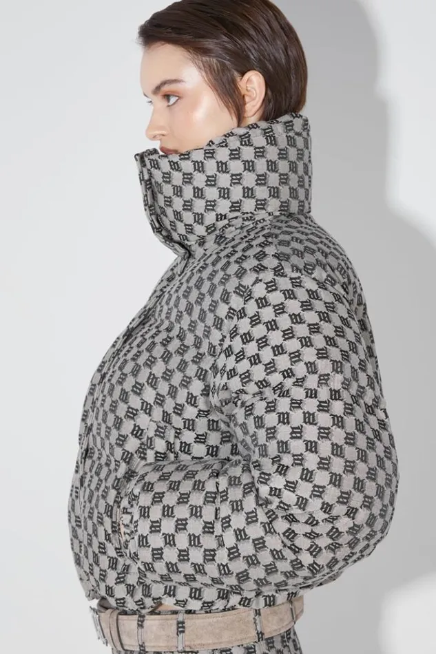 Women Outerwear MISBHV Monogram Jacquard Canvas Puffer Multicolor