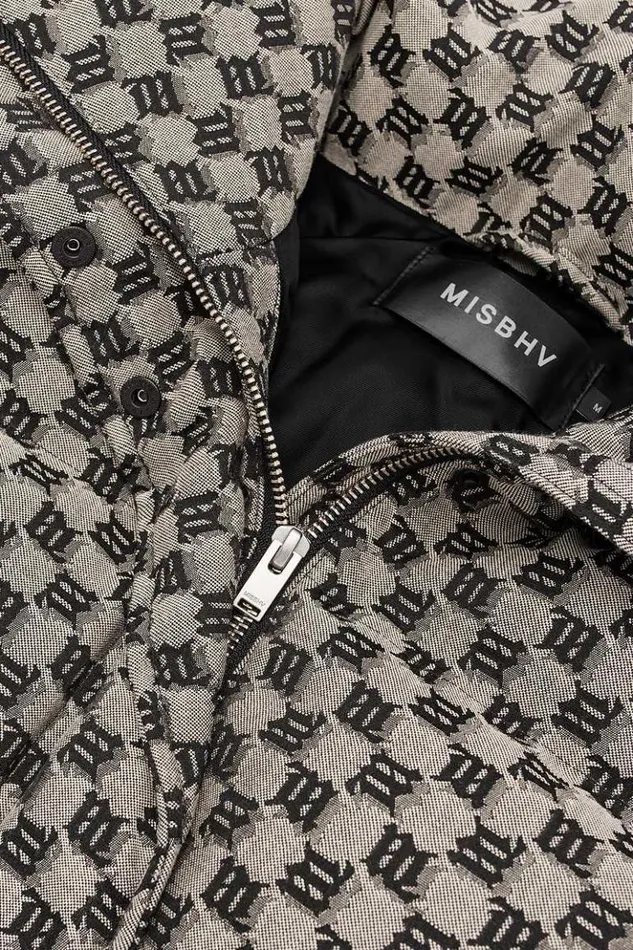 Women Outerwear MISBHV Monogram Jacquard Canvas Puffer Multicolor