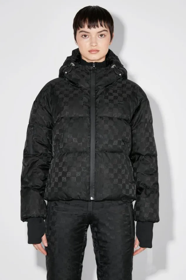 Women Outerwear MISBHV Ski Monogram Nylon Square Puffer