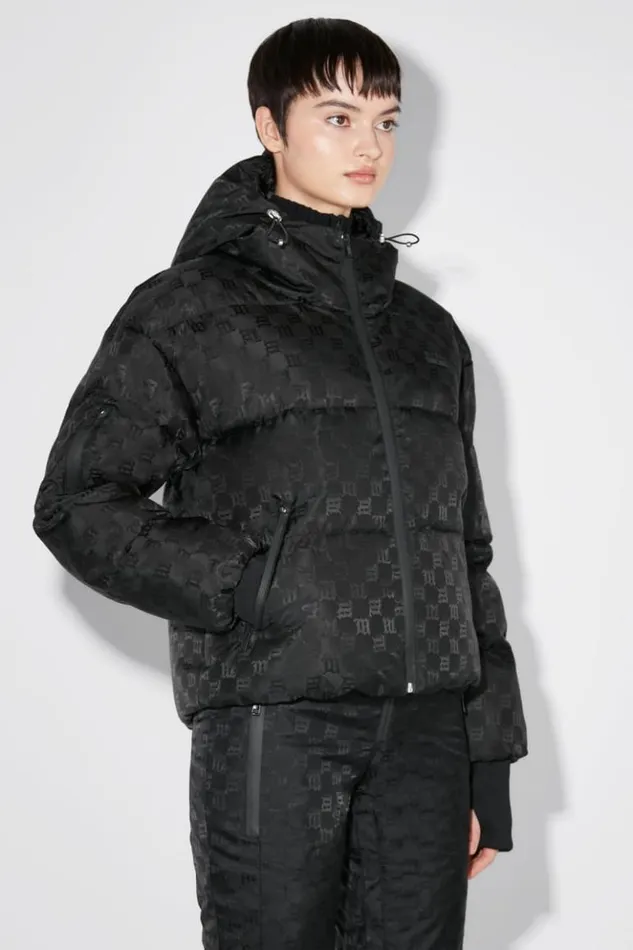 Women Outerwear MISBHV Ski Monogram Nylon Square Puffer