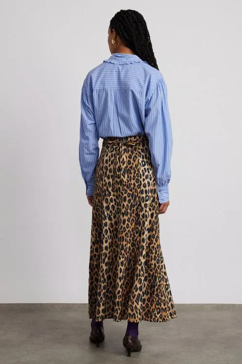 Women Skirts Damson Madder Hyan Midi Skirt 8211 Leopard