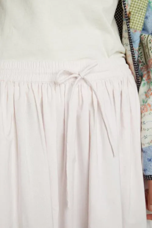 Women Skirts Damson Madder Kelsey Pin Tuck Midi Skirt 8211 Sugar Pink