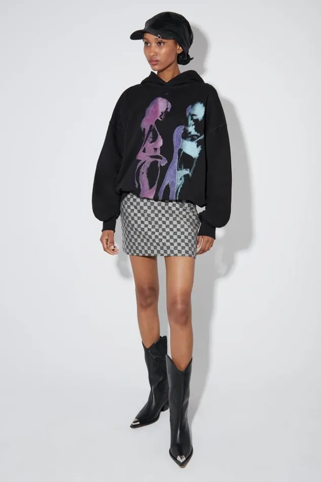 Women Skirts MISBHV Jacquard Canvas Monogram Low Waisted Skirt Multicolor