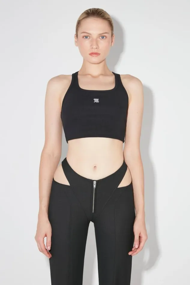 Women TShirts MISBHV Cropped M Tank Top Black