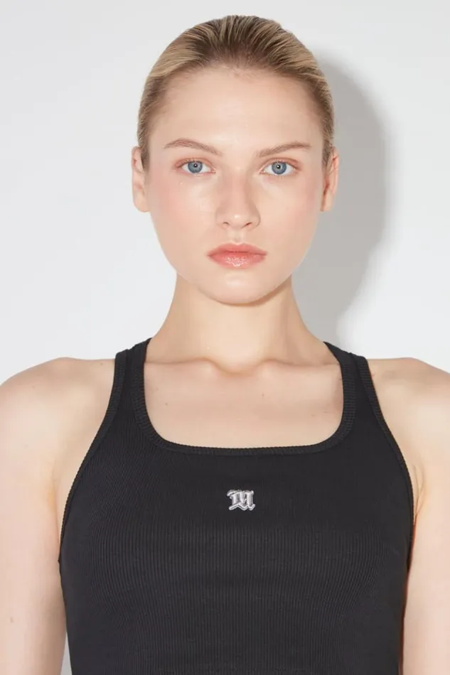 Women TShirts MISBHV Cropped M Tank Top Black