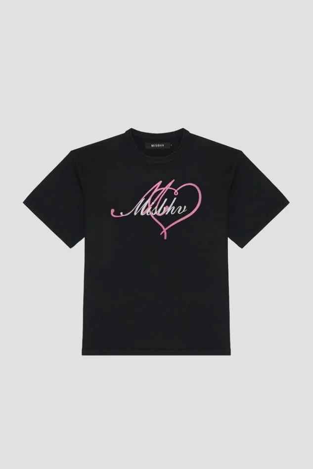 Women TShirts MISBHV I Love TShirt Black