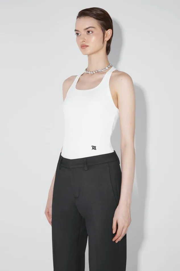 Women TShirts MISBHV The M Tank Top White