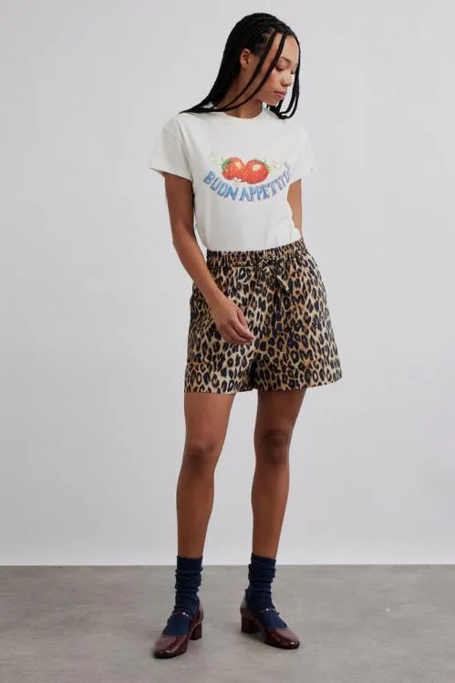 Women Tops Damson Madder Buon Appetito Shrunken Tee