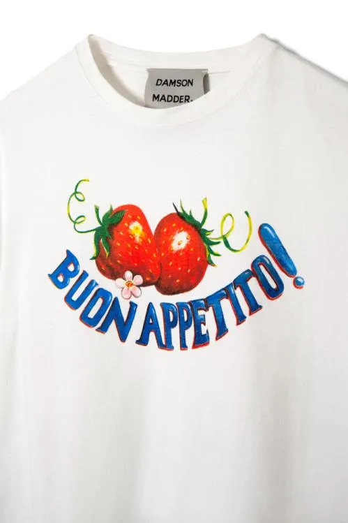 Women Tops Damson Madder Buon Appetito Shrunken Tee