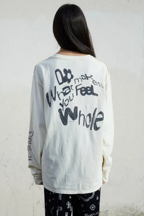 Women Tops Damson Madder Feel Whole Ls Tee