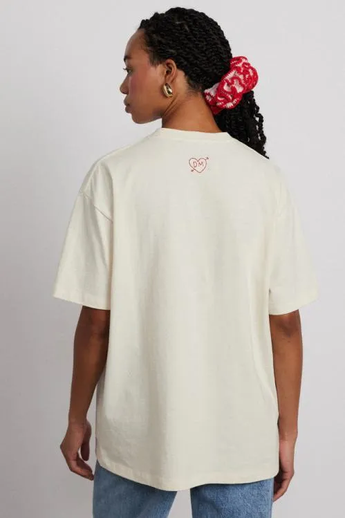Women Tops Damson Madder Fruit Picnic Boyfriend Tee