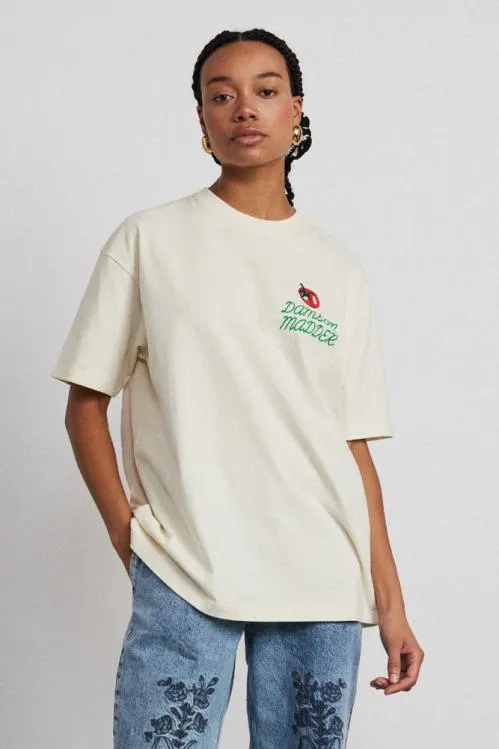 Women Tops Damson Madder Market Boyfriend Tee