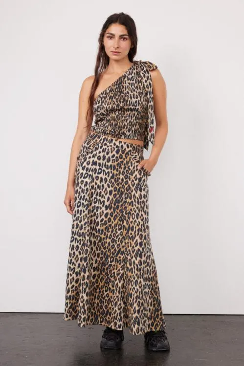 Women Tops Damson Madder Zadie Asym Top 8211 Leopard