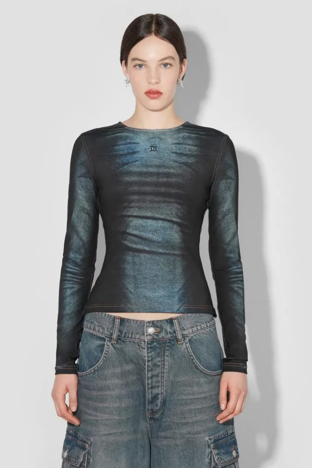Women Tops MISBHV Denim Poly Longsleeve Mlc