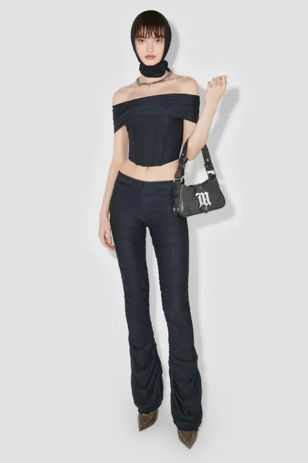 Women Tops MISBHV Pandora Off Shoulder Corset Top Black