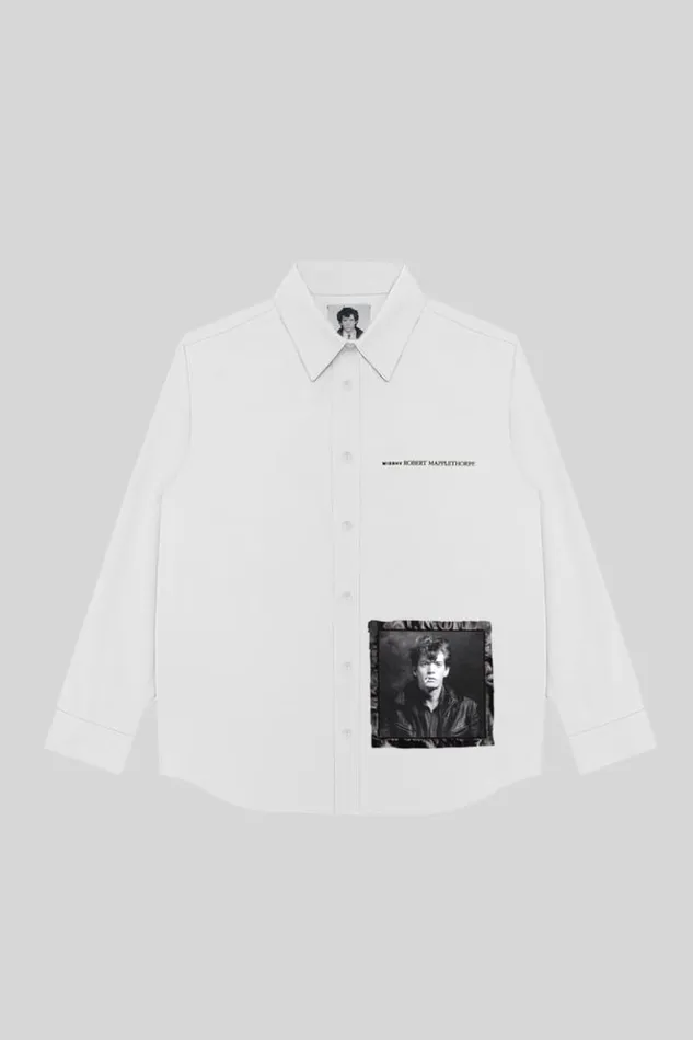 Women Tops MISBHV Self Portrait 1980 Robert Mapplethorpe Shirt White