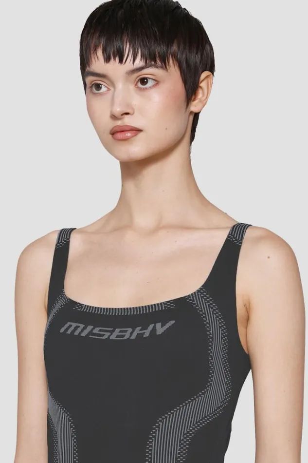Women Tops MISBHV Sport Bodysuit Muted Black