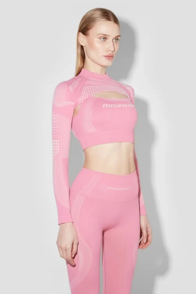 Women Tops MISBHV Sport Shrug Longsleeve Bubblegum