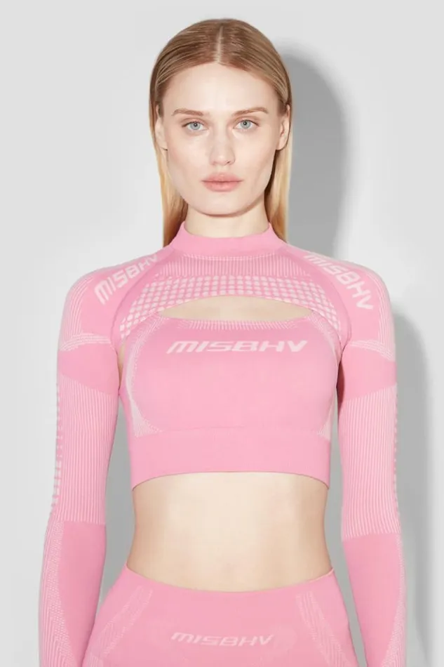 Women Tops MISBHV Sport Shrug Longsleeve Bubblegum