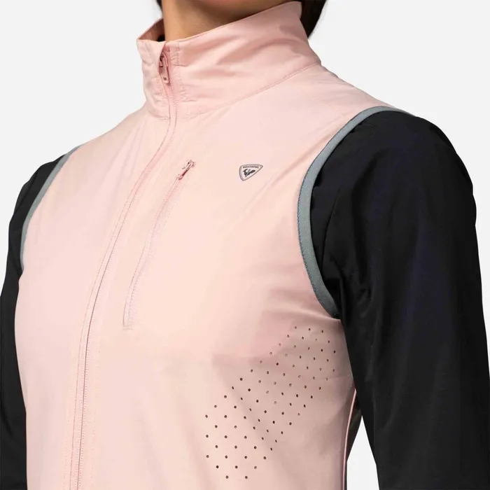 Women Women039s Active Versatile XC Ski Vest Pastelpink Rossignol Softshell and Lightweight Jackets