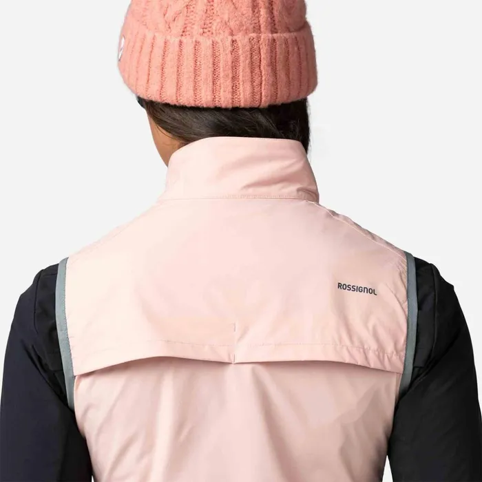 Women Women039s Active Versatile XC Ski Vest Pastelpink Rossignol Softshell and Lightweight Jackets