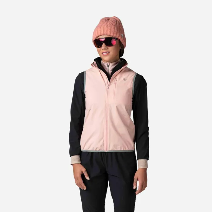 Women Women039s Active Versatile XC Ski Vest Pastelpink Rossignol Softshell and Lightweight Jackets