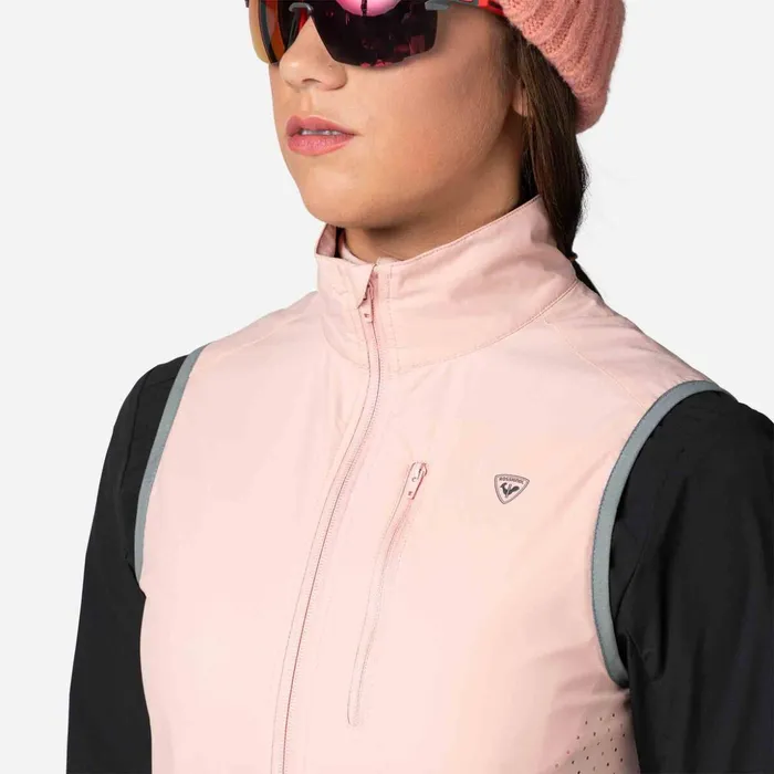 Women Women039s Active Versatile XC Ski Vest Pastelpink Rossignol Softshell and Lightweight Jackets