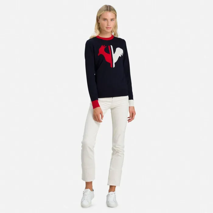 Women Women039s Alya Round Neck Sweater Darknavy715 Rossignol Sweatshirts and Pullovers