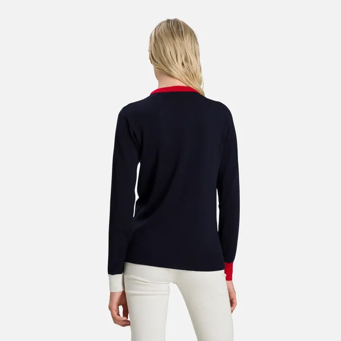 Women Women039s Alya Round Neck Sweater Darknavy715 Rossignol Sweatshirts and Pullovers