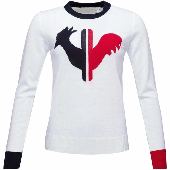 Women Women039s Alya Round Neck Sweater White100 Rossignol Sweatshirts and Pullovers Women Women039s Alya Round Neck Sweater White100 Rossignol Sweatshirts and Pullovers