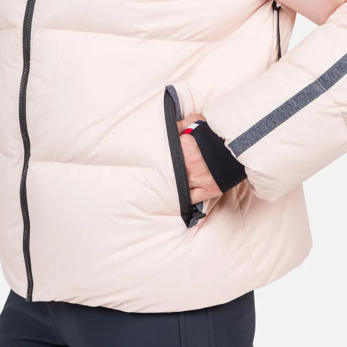 Women Women039s Bomber Down Ski Jacket Powderpink337 Rossignol Ski and Snowboard Jackets