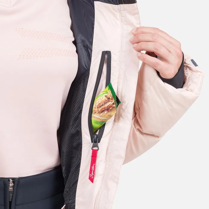 Women Women039s Bomber Down Ski Jacket Powderpink337 Rossignol Ski and Snowboard Jackets