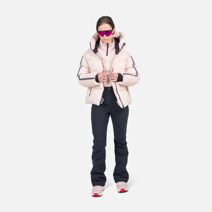 Women Women039s Bomber Down Ski Jacket Powderpink337 Rossignol Ski and Snowboard Jackets