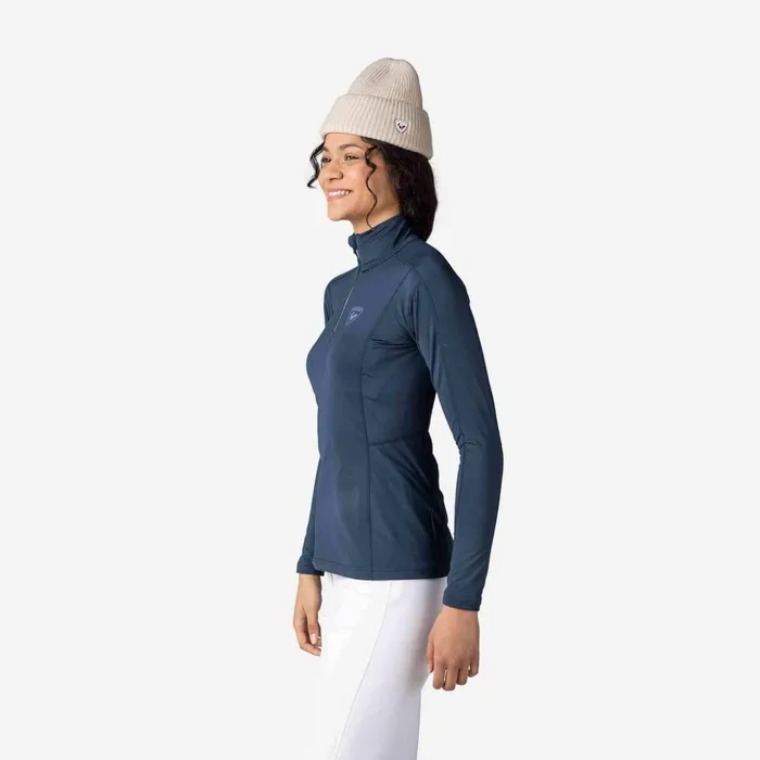 Women Women039s Classique HalfZip Baselayer Top Darknavy715 Rossignol Baselayers