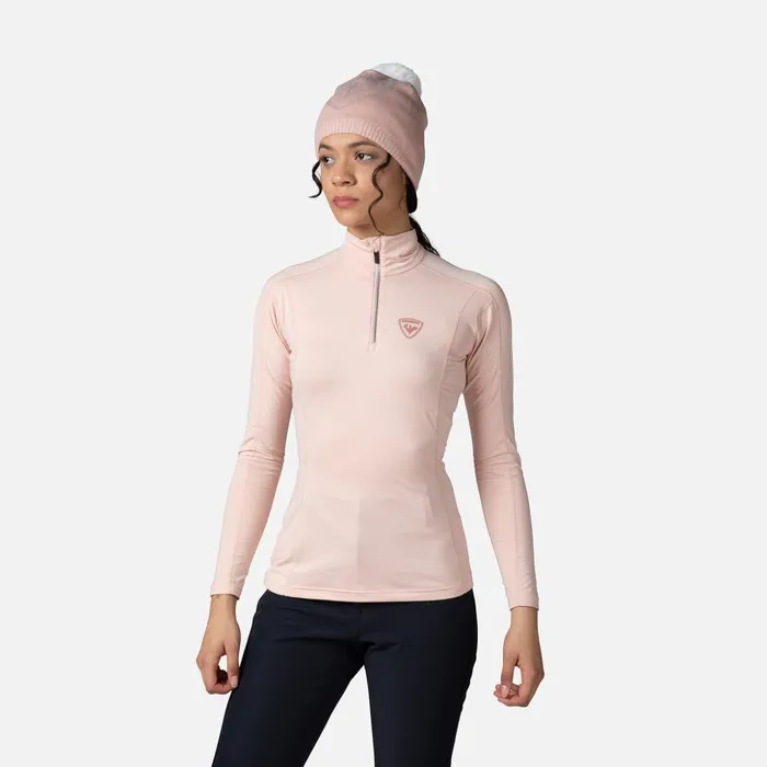 Women Women039s Classique HalfZip Baselayer Top Powderpink337 Rossignol Baselayers Women Women039s Classique HalfZip Baselayer Top Powderpink337 Rossignol Baselayers