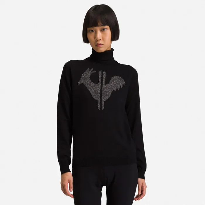 Women Women039s Classique Roll Neck Sweater Black200 Rossignol Sweatshirts and Pullovers Women Women039s Classique Roll Neck Sweater Black200 Rossignol Sweatshirts and Pullovers
