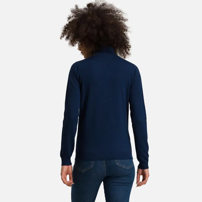 Women Women039s Classique Roll Neck Sweater Darknavy715 Rossignol Sweatshirts and Pullovers