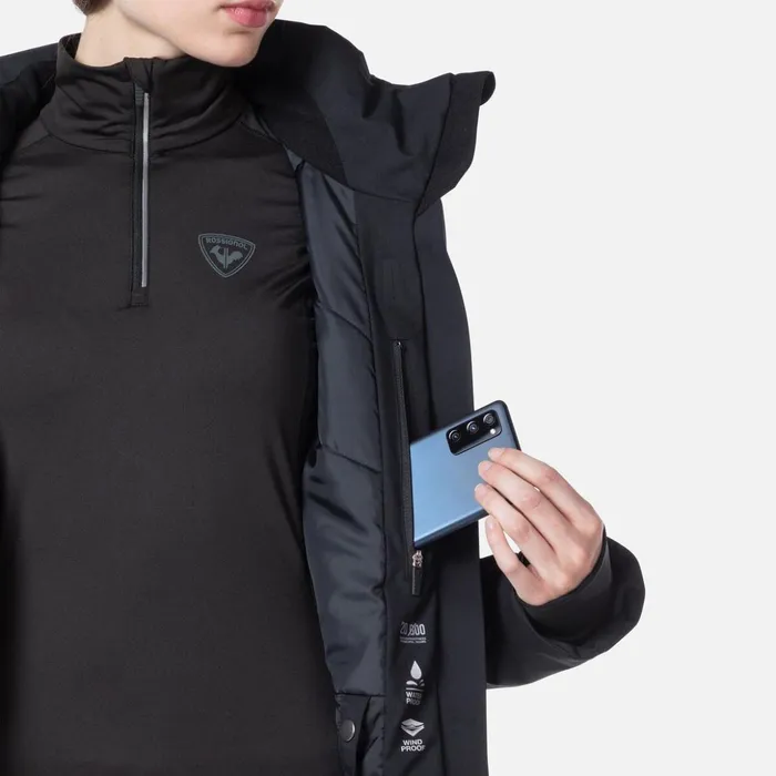 Women Women039s Controle Ski Jacket Black200 Rossignol Ski and Snowboard Jackets
